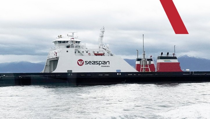 Seaspan Ferries Corporation Announces Arrival of First New Liquefied Natural Gas (LNG) Fuelled Vessel