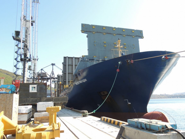 FESCO new vessel started working on a regular sea line connecting Magadan and Primorski Krai