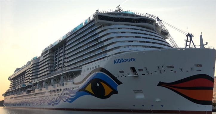 Carnival Corporation's AIDA Cruises Introduces AIDAnova, the World's First Cruise Ship Powered by LNG at Sea and in Port