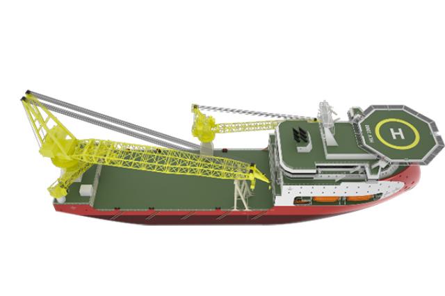 ULSTEIN HX103 heavy lift vessel design