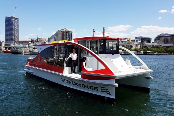 Incat Crowther launches a pair of small low impact ferries to serve Sydney's Bay Precinct