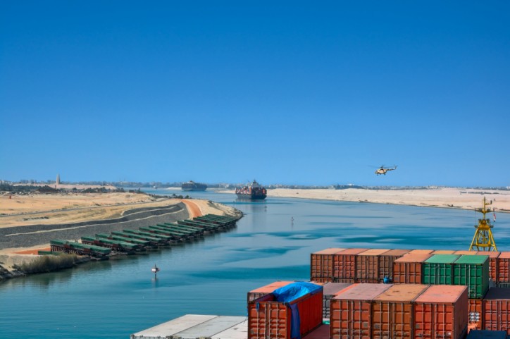 Egypt Inaugurates New Suez Shipping Lane