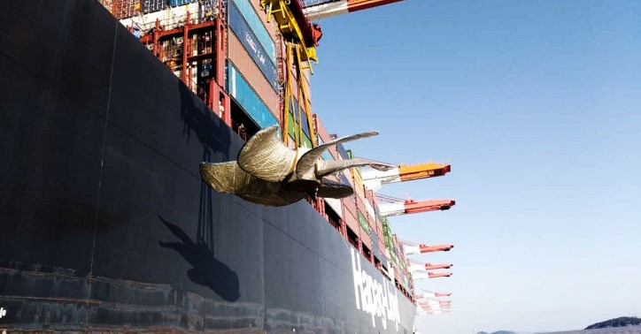 Hapag-Lloyd’s container ship Ludwigshafen Express to transport ship propellers to Jebel Ali, Dubai