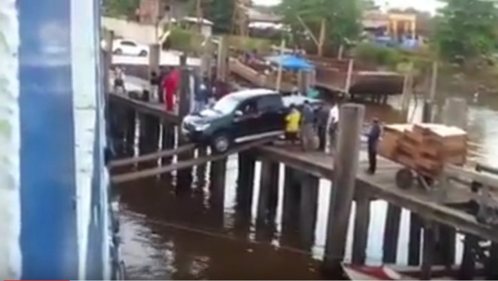 WATCH: The Most Weird Way To Load a Truck on a Ferry Ship