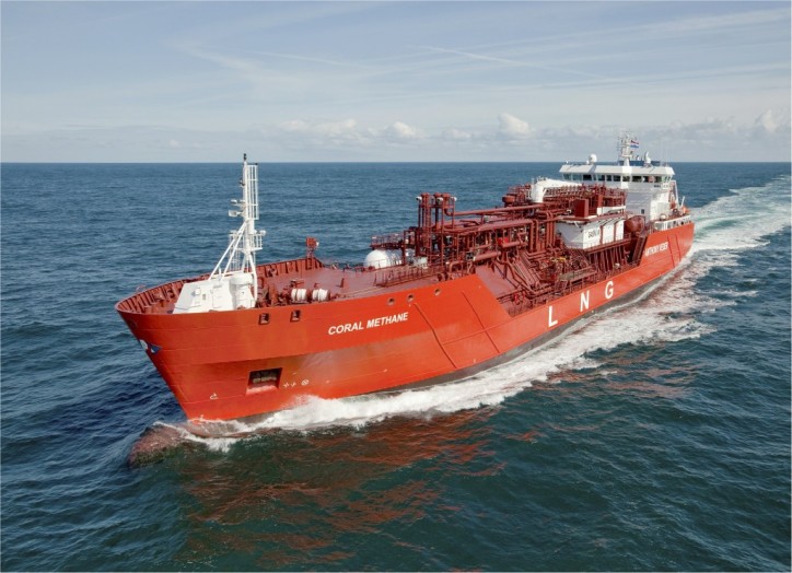 Shell and Anthony Veder to modify Coral Methane to LNG bunker vessel