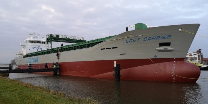 Scotline takes delivery of cargo ship Scot Carrier