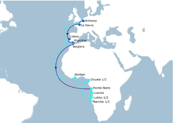 CMA CGM EURAF 5 service