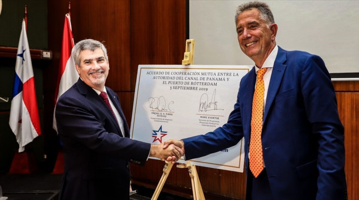 Panama Canal Signs Agreement with Port of Rotterdam