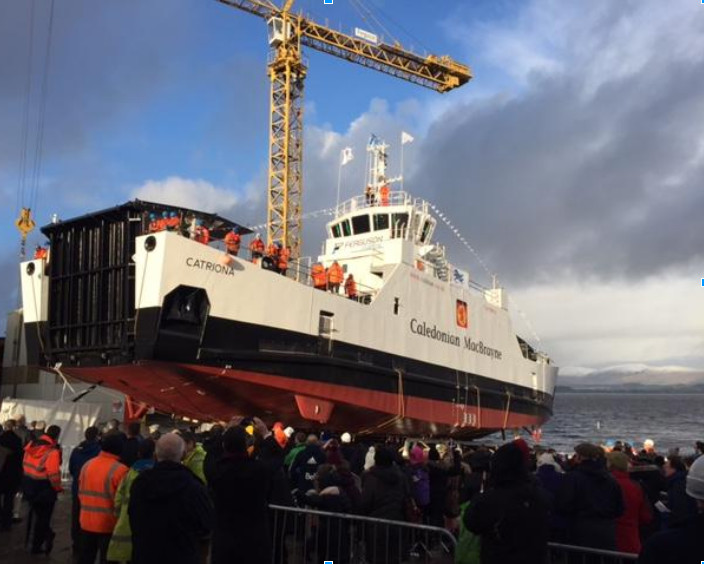 Ferguson Marine Launched third Hybrid Ferry