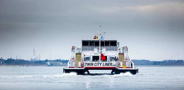 Wight Shipyard deliver new ferry to TCL Twin City Cruises