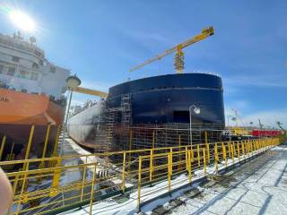 Zvezda shipyard holds keel-laying ceremony for research ship Akademik V.I. Ilyichyov