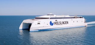 New 115 metre high-speed catamaran for Molslinjen - largest ferry to be built by Austal