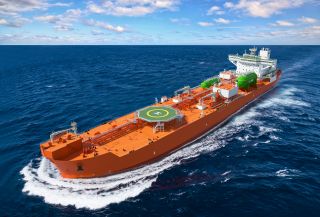 Two of the world’s first LNG Dual-Fuel Dynamic Positioning Shuttle Tankers unveiled in South Korea