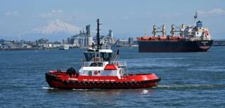 Crowley Charters Cleaner, More Powerful Compact Tier IV Ship Assist Tug
