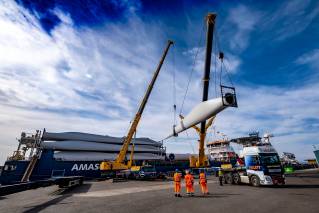 The Port of Leith welcomes onshore wind turbines to bespoke renewables facility