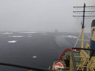 Dixon icebreaker successfully pilots the cargo vessel Blue Marlin through the Long Strait