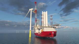 TMC compressors for wind turbine installation vessel
