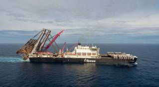Pioneering Spirit removes 11,000-tonne jacket from the Gyda field