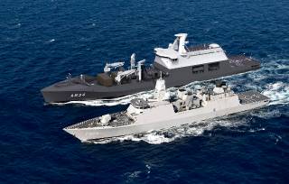 Damen Shipyards Galati lays keel of Combat Support Ship
