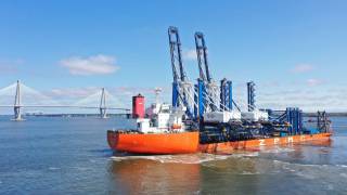 South Carolina Ports welcomes two new ship-to-shore cranes