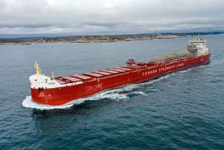 CSL’s New Purpose-Designed Diesel-Electric Self-Unloading Ship Begins Service for Windsor Salt