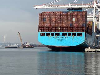 Port of Baltimore sets another record for container moves with 6,000 from single ship