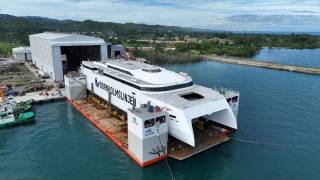 Austal Philippines Launches The Largest Ferry Constructed By An Austal Shipyard