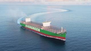 Hudong-Zhonghua delivers the world's largest container ship to Evergreen