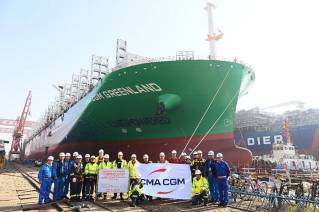 CMA CGM takes delivery of LNG-powered containership CMA CGM Greenland