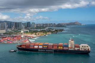 First LNG-Powered Containership for Pasha Hawaii Delivered to ABS Class
