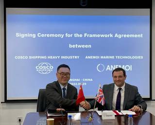 Anemoi and COSCO Shipping Heavy Industry to offer full wind propulsion technology installation services