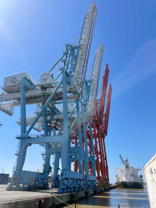 Virginia Port Authority Sells Three ZPMC Ship-to-Shore Cranes on GovDeals
