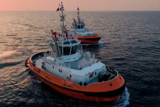 Grandweld Shipyard delivered four new Robert Allan Ltd. design TRAktor 2700-Z tugs to Specialities Construction (SCC) for operations in Shuwaikh Port in Kuwait