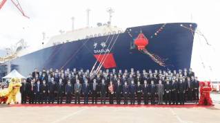 Hudong-Zhonghua delivered Chinese-funded LNG carrier SHAO LIN