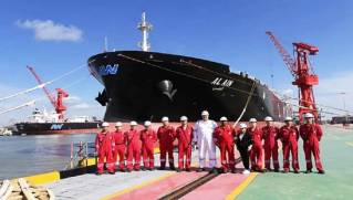 Jiangnan delivered first 86,000 m3 dual-fuel VLGC to AW Shipping