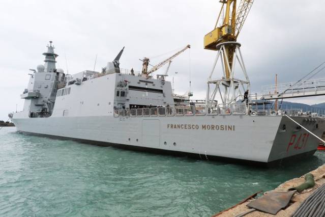 Second Multipurpose Offshore Patrol Ship Francesco Morosini Delivered ...