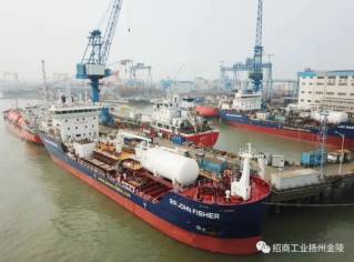 James Fisher's first LNG dual-fuel tanker enters service