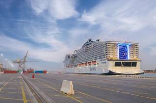 DP World Sokhna receives the world's newest eco-friendly cruise ship