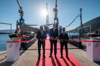 Adriatic42, a mega yacht yard in Bijela, Montenegro, is officially operational