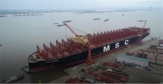 WATCH: World's largest container ship undocks from east China