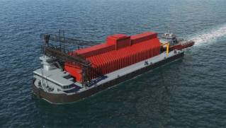COSCO Shipping Heavy Industry (Zhoushan) won a 20,000 DWT transfer barge construction contract