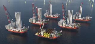 MAN's unique engine concept to power Cadeler’s hybrid foundation/wind turbine Installation vessels