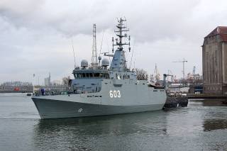 Remontowa Delivers Mine Destroyer to Polish Navy