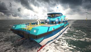 BMT Unveils New Crew Transfer Vessel Design at International WorkBoat Show 2022