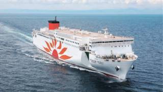 Japan's 1st LNG-fueled ferry, Sunflower Kurenai, Enters Service