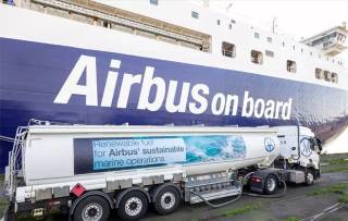 Airbus tests renewable marine fuel