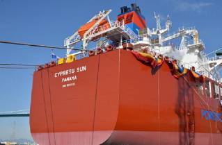 MOL Takes Delivery of Methanol-fueled Methanol Carrier Cypress Sun