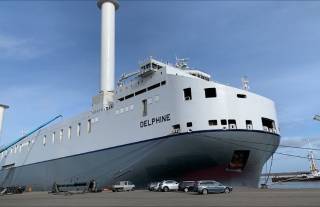 MV Delphine Returns To Service With Wind Propulsion System Fitted