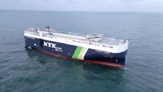 Hiroshima Port Welcomes Its First LNG-fueled PCTC