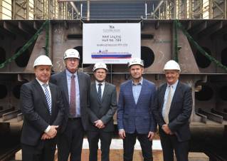 SeaRoad announces newbuild name at keel-laying ceremony